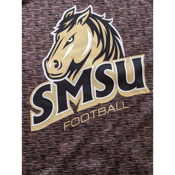 SMSU Southwest Minnesota Mustangs Football Crewneck Pullover Sweatshirt Mens XL - Picture 16 of 16